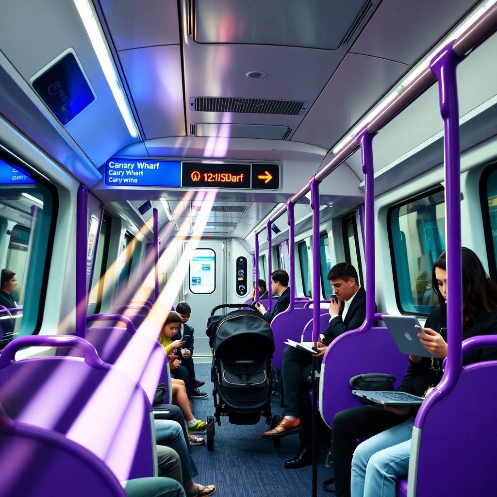 Passengers riding the Elizabeth Line, a cheaper and more integrated alternative to Heathrow Express, connecting to the City and Canary Wharf